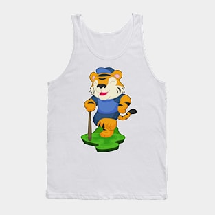 Tiger Baseball Baseball bat Tank Top